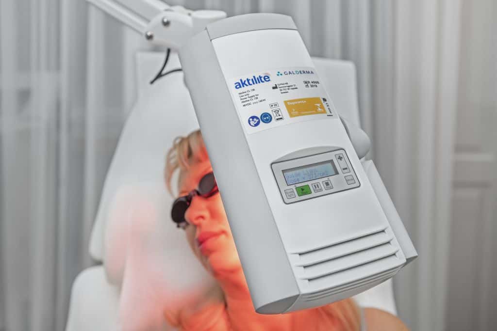 Skin cancer treatment - photodynamic therapy
