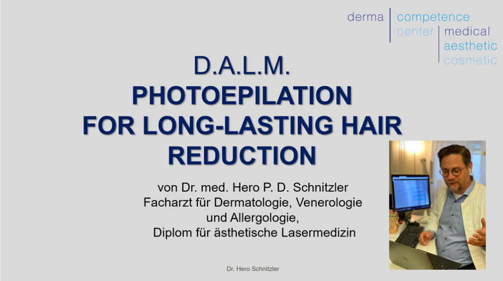 Photoepilation for long lasting hair reduction